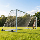 Aluminium football goal 24x8ft for outdoor matches