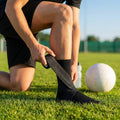 Elastic Adhesive Bandage Tape – Black/White – Cotton Spandex – Sports & Physio Use