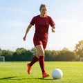 Women's Football Kit with Geometric Print Jersey