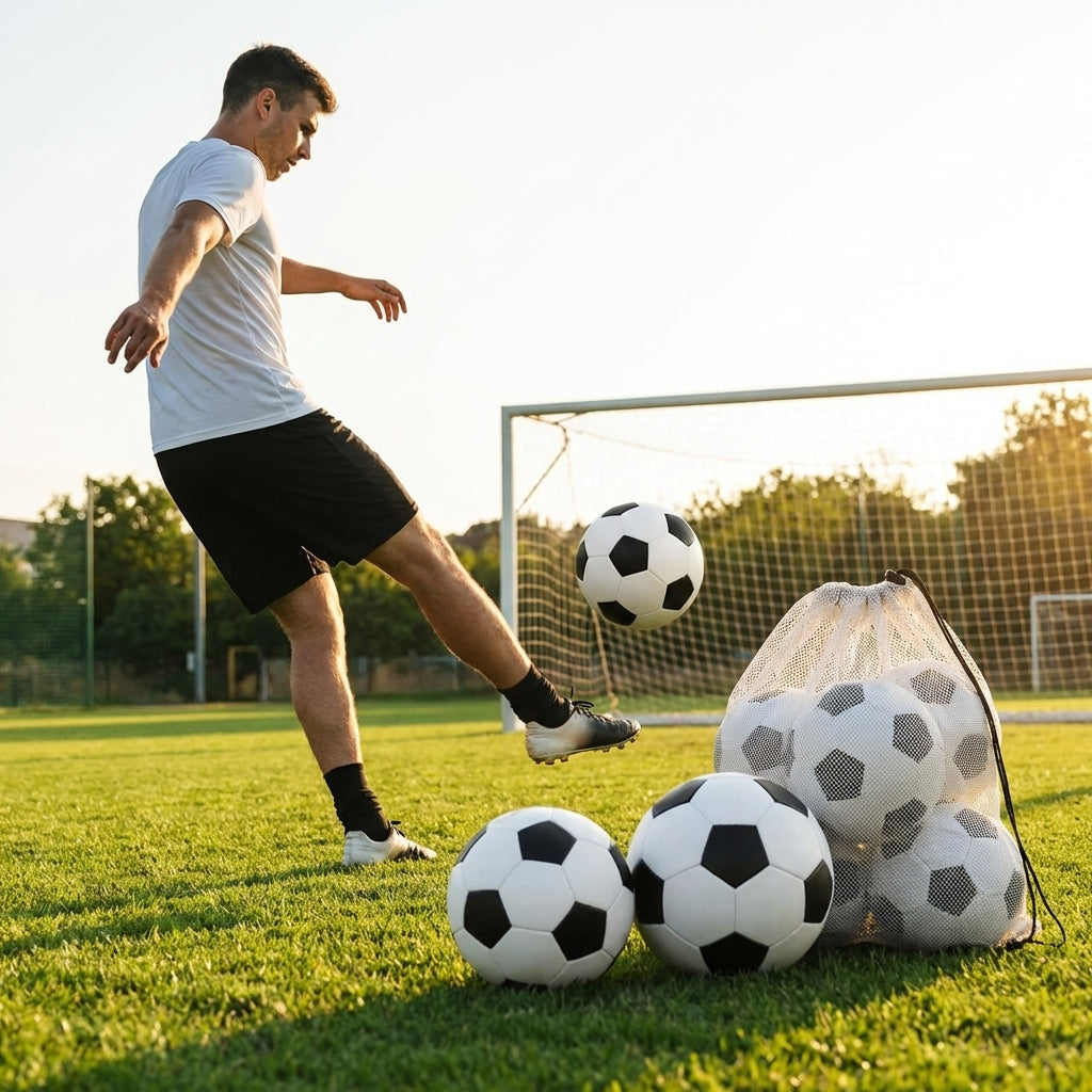 Multi-colour football designed for training and matches