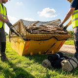 Heavy Duty Skip Nets made from HDPE Twine for Industrial Use