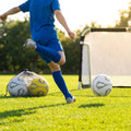 Lightweight training footballs with EVA foam casing in sizes 3, 4, and 5