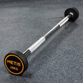 Rubber barbell weights with cast iron core for gym and home use
