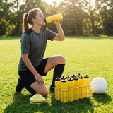 750ml sports water bottle in multiple colours, BPA-free plastic