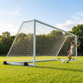 Aluminium football goal 24x8ft for outdoor matches