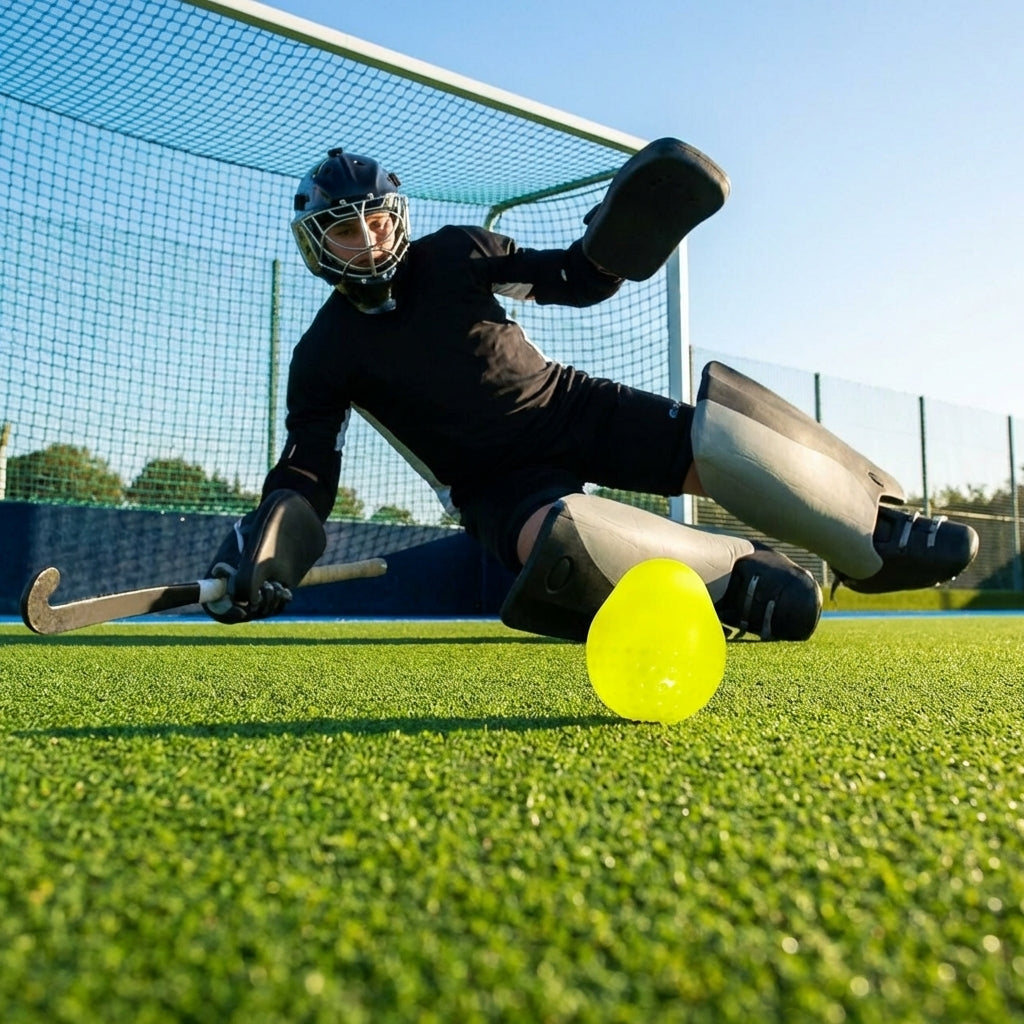 Fluro Yellow Training Hockey Ball for Skill Enhancement