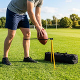 American football kicking tee with adjustable angles