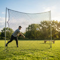 Custom baseball nets made from HDPP material in black