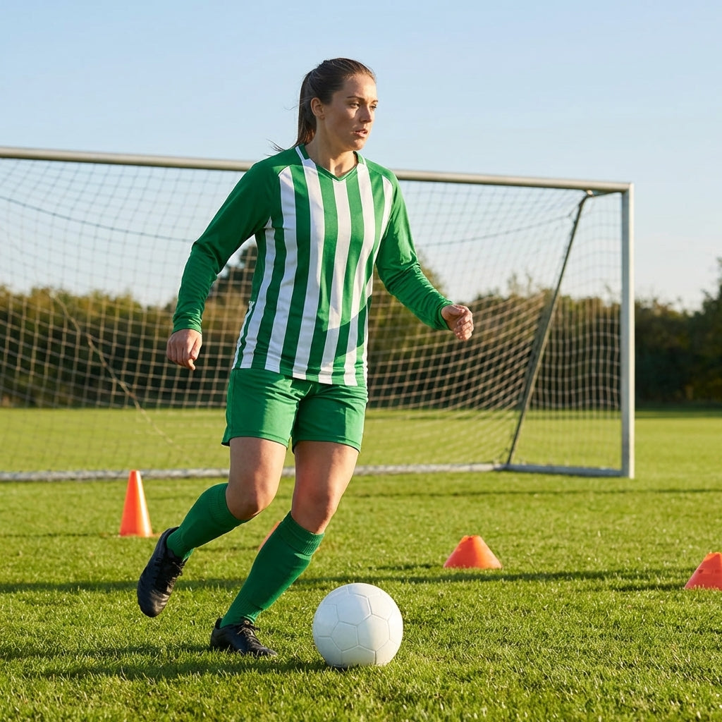Women's Long Sleeve Football Shirt in various colours