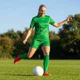 Women's Football Kit with Geometric Print Jersey