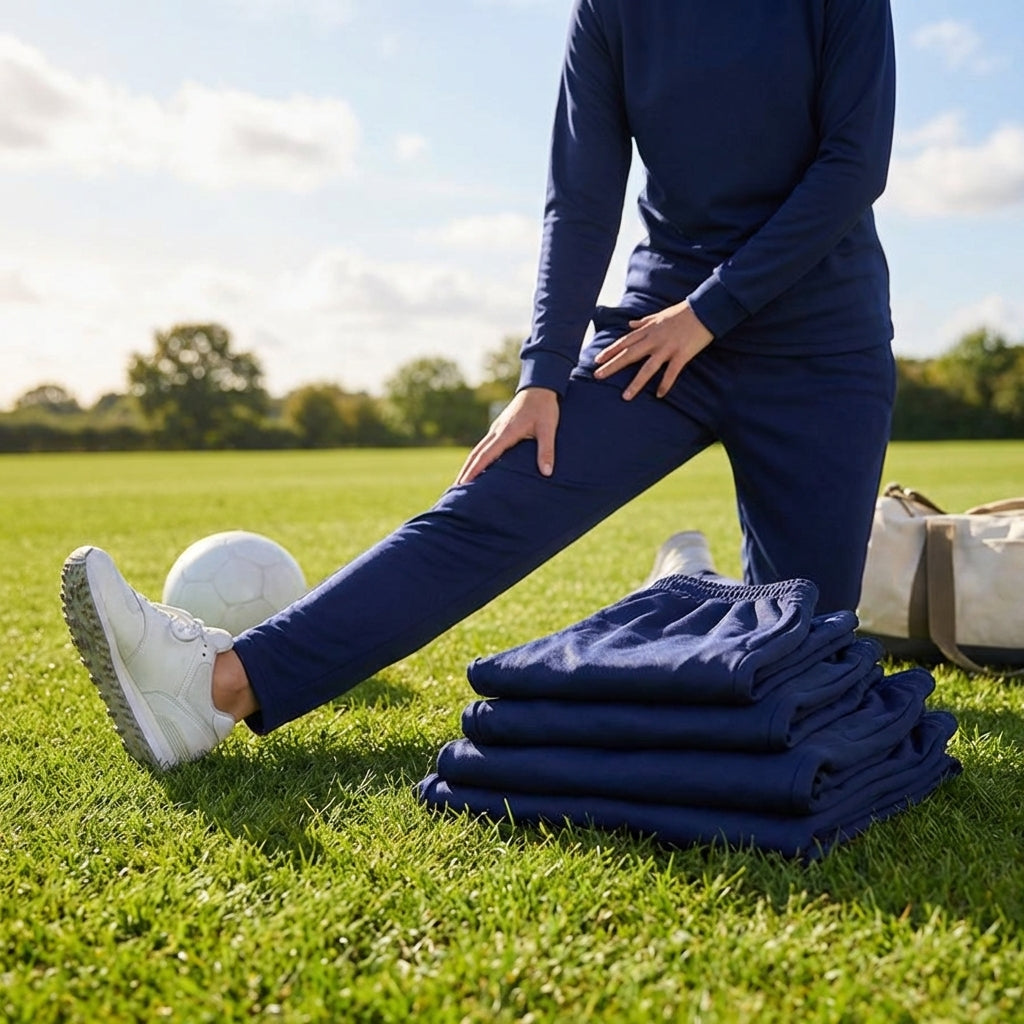 Women's tracksuit bottoms, polyester, activewear