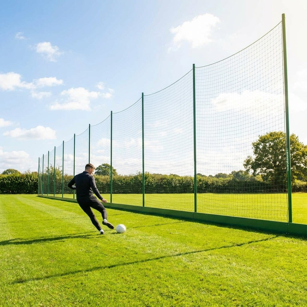 Ball Stop Net System with Aluminium Posts for Sports Venues