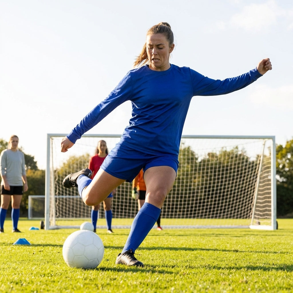 Women's Long Sleeve Football Shirt in multiple colours