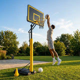 Adjustable Basketball Hoop with Portable System
