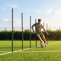 Slalom training poles in vibrant colours for agility training