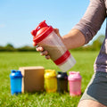 700ml protein shaker bottle in various colours