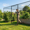 Steel fruit cage kits for garden use