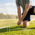 Ultra heavy-duty steel cricket net pegs for outdoor use
