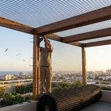Bird netting with 75mm mesh for seagull control