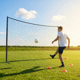 Football Ball Stop Netting in use at a sports centre