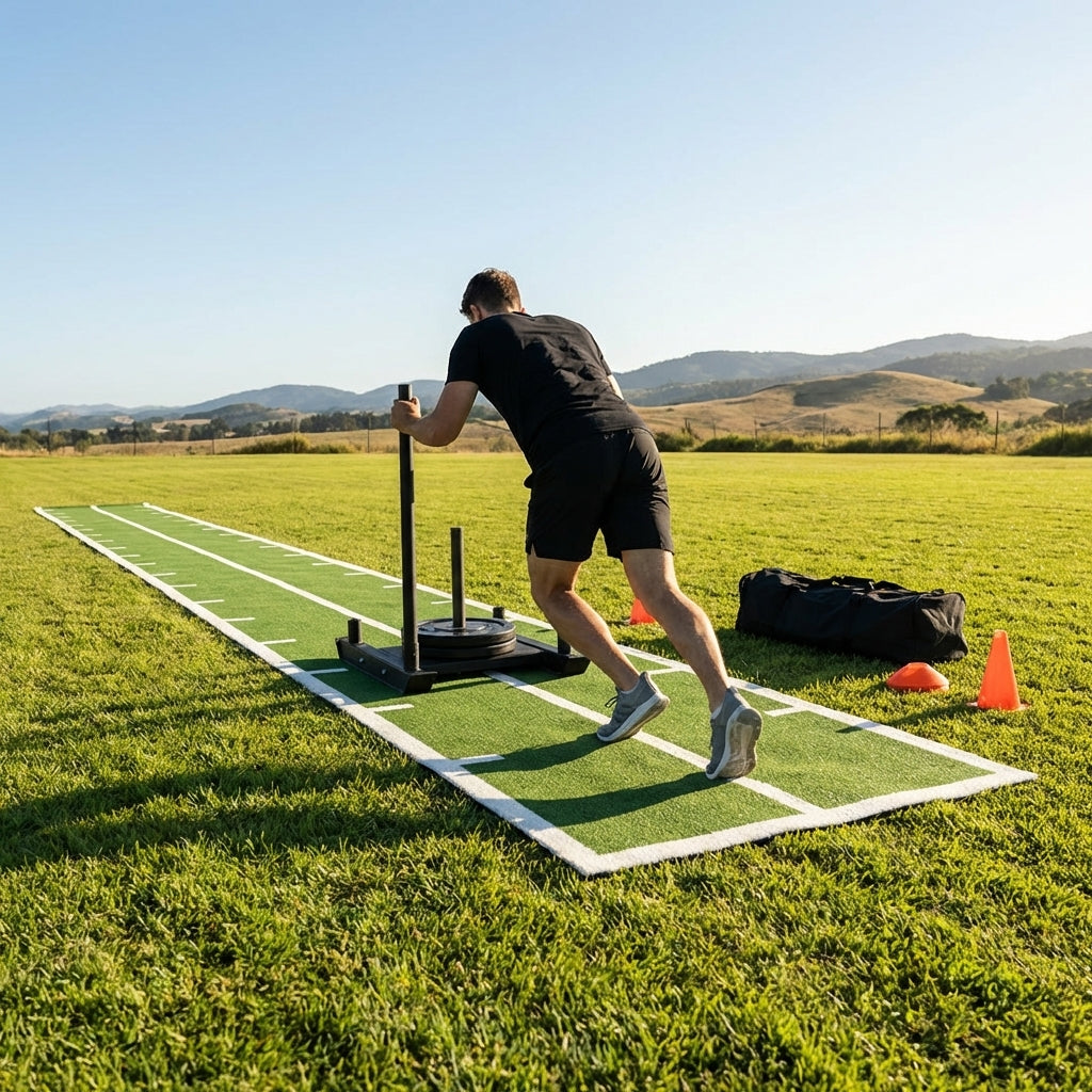 Athletic Sprint/Sled Track for indoor and outdoor training
