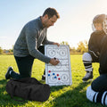 Double-sided coaching board with aluminium frame and accessories