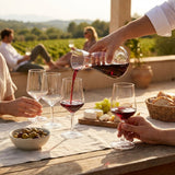 Unbreakable plastic glasses pack of 4, perfect for garden and hot tub use