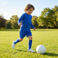 Kids' Long Sleeve Football Kit with Geometric Design