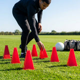 Training cones for sports practice, durable 12-inch cones