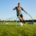 Football Training Passing Arcs, Fluorescent Yellow, High Tensile Plastic