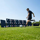 Interactive rebound boards for football training with advanced features