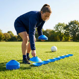 Mini flat disc markers in assorted colours for indoor and outdoor training