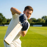 Coloured cricket batting gloves with English Pittard leather palm