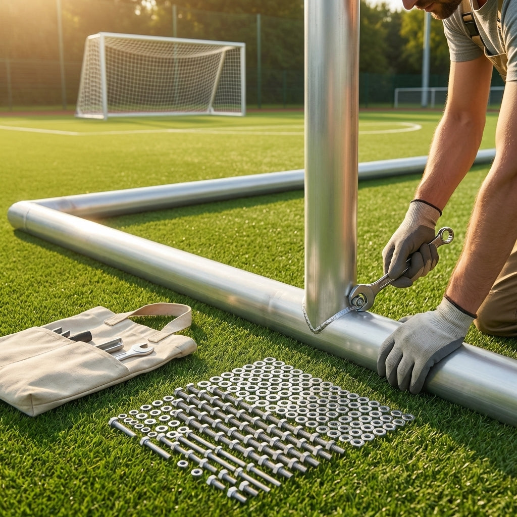 Nuts and Bolts Pack – Various Sizes – Steel – Football Goal Repair