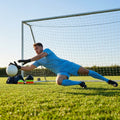 Men's Goalkeeper Kit in vibrant colours, including top, shorts, and socks.