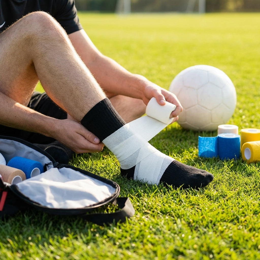 Cohesive Bandage Tape – Multi Sizes/Colours – Latex-based, Sweat-resistant – Sports & Injury Support