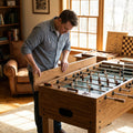 Table football spare parts, including legs and rods