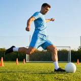 Football shorts in various colours made from polyester, ideal for sports