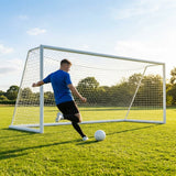 Aluminium football goal 24x8ft for outdoor matches
