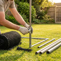 Golf Cage Replacement Parts including steel tubes and netting