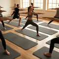 PU Yoga Mat in calming colours, ideal for yoga and Pilates
