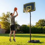 Adjustable Basketball Hoop with Portable System
