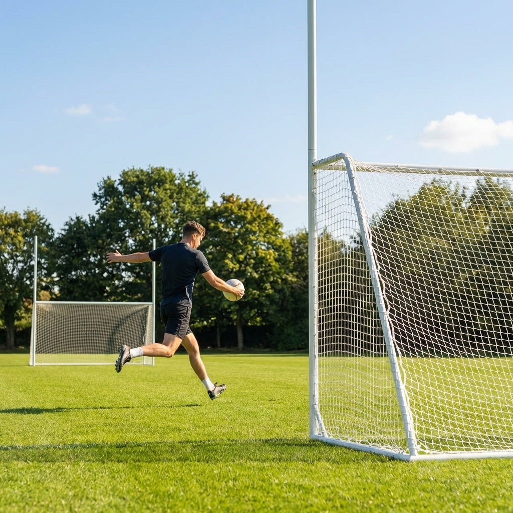 Freestanding Gaelic and Hurling Goal with Aluminium Frame