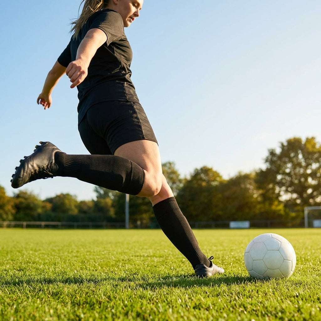 Knee-high football socks in multiple colours, ideal for sports use