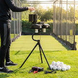 Baseball Pitching Machine with Steel Frame for Training
