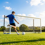 12ft x 6ft aluminium football goal for mini-soccer