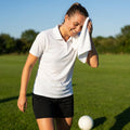 Women's polyester sports polo shirt in vibrant colours