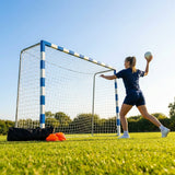 Professional handball goal with aluminium frame