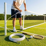 Tennis net cable with steel and PVC coating for court equipment