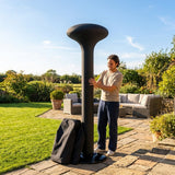 Patio Heater with adjustable settings and stand-alone or wall-mounted options